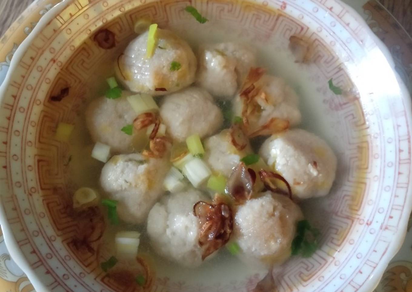 Bakso tahu kuah bakso seger dan enak