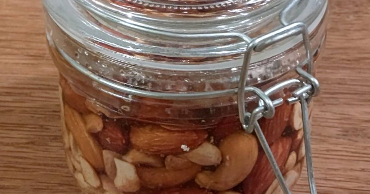 ☆Roasted nuts soaked in honey☆ Recipe by liarraliarra - Cookpad