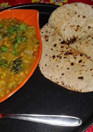 A picture of Laukichana dal sabzi.