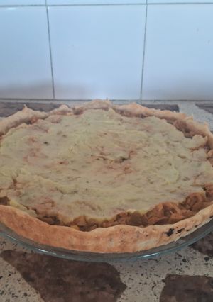 Una foto de Tarta de atún y puré de papa🥔🥧