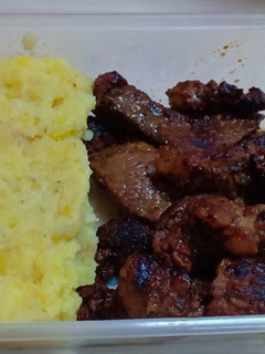 Foto resep Beef bbq with mashed potato