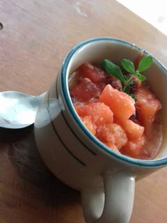 Una foto de Almíbar de frutas