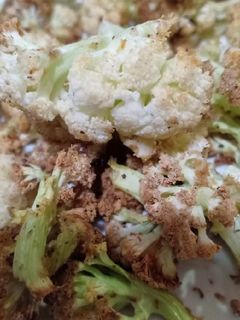 Foto resep Brokoli kembang kol brukol air fryer ganti nasi carbo diet