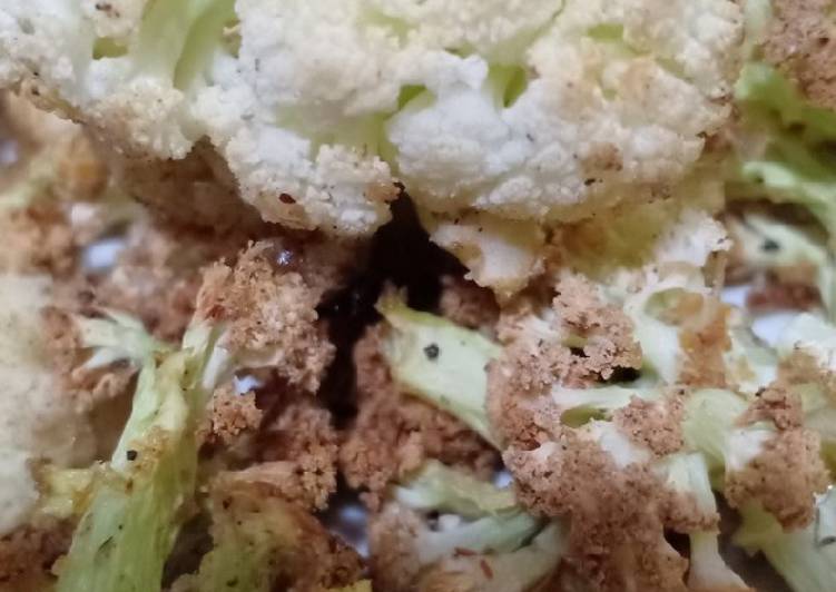 Resep Brokoli kembang kol brukol air fryer ganti nasi carbo diet, Lezat Sekali