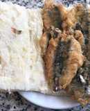Bocadillo de anchoas del cantábrico rebozadas
