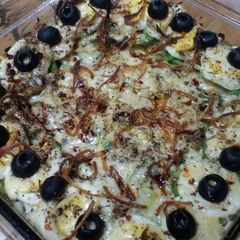 A picture of Baked pasta.