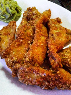 Una foto de Pechuga de pollo rebozada sin pan rallado