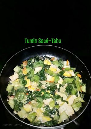 Foto resep Tumis Sawi-Tahu