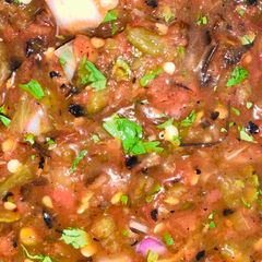 A picture of Auntie Dee-Dee's Fire Roasted Salsa.