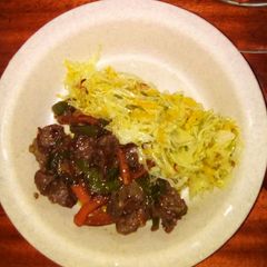 A picture of Dry fry liver.