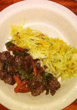 A picture of Dry fry liver.