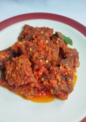 Foto resep Dendeng Balado Basah