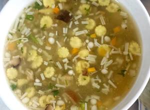 Hình của món Soup (súp) chay mặn đều có thể nấu theo cách này.