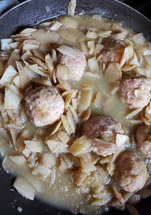 Una foto de Albóndigas rústicas 🥔🍵