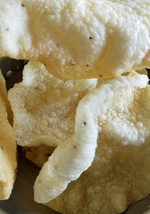 A picture of Rice Papad.