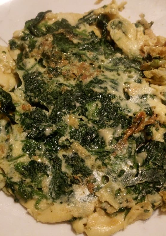 Una foto de OMELETTE de espinaca