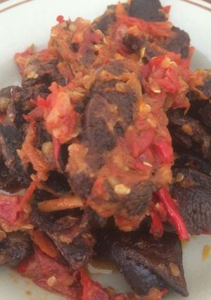 Foto resep Resep dendeng kambing pedess dan empuk