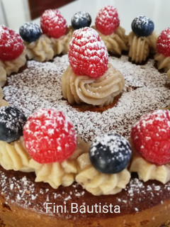 Una foto de Tarta de castañas