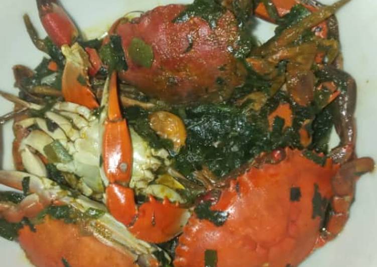 Simple Way to Prepare Quick Native food(🦀 crab)