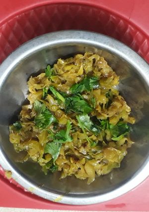 કોબીજ નુ શાક રેસીપી મુખ્ય ફોટો