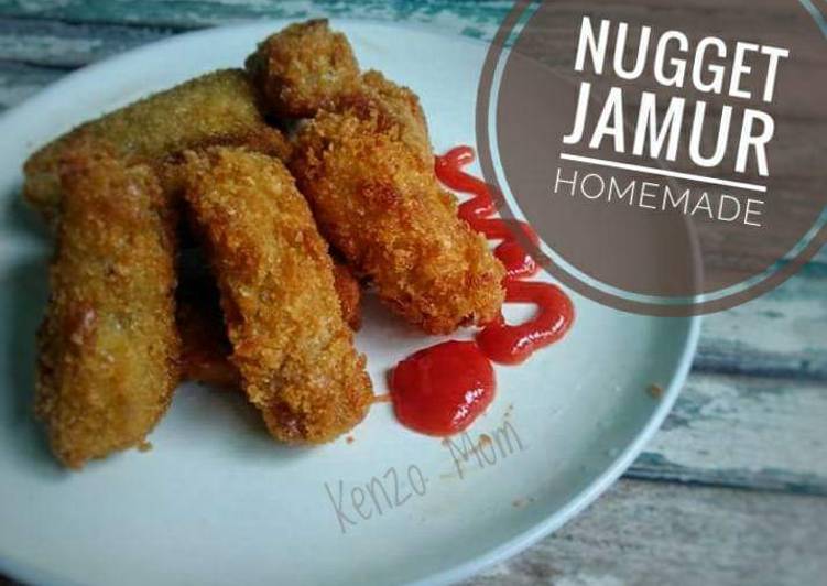 Bagaimana Menyiapkan Nugget Jamur Homemade ala mamah Kenzo Bahan:, Enak