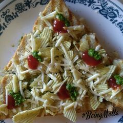 A picture of Lays Cheese Grilled Sandwich(Veg).