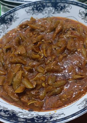 عکسی از دستور خورشت لوبیا سبز