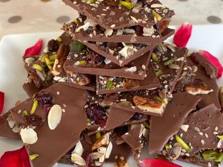 Hippie chocolate bark