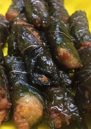 Hình của món Chả tía tô.