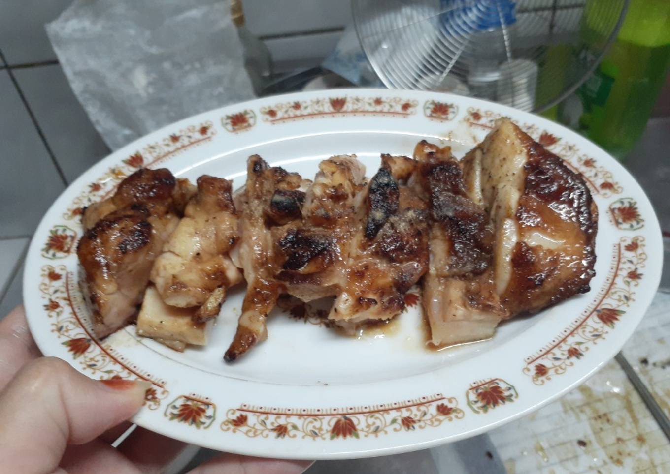 Ayam panggang teflon