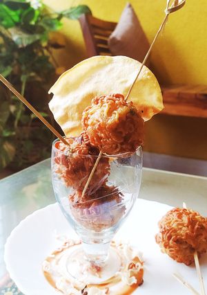 ম্যাগি চীজি বলস (maggi cheesy balls recipe in Bengali) রেসিপির প্রধান ছবি