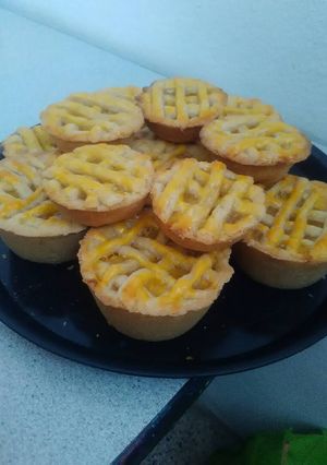 Una foto de Cubiletes rellenos de piña