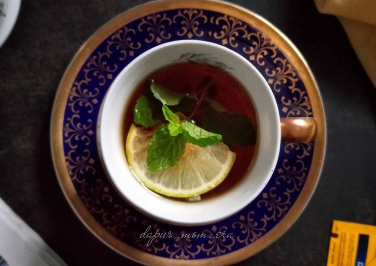  Resep  Hot Mint Lime Tea oleh Dapur Mom Era Cookpad