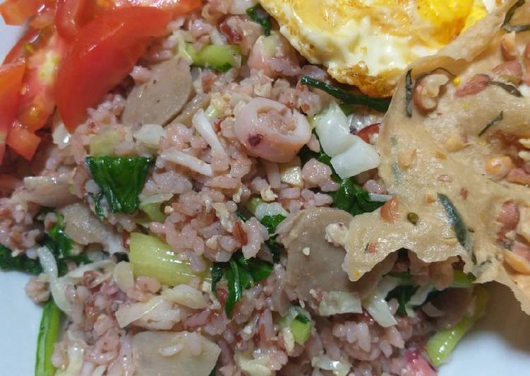 18. Nasi Goreng Cumi Asin+Bakso