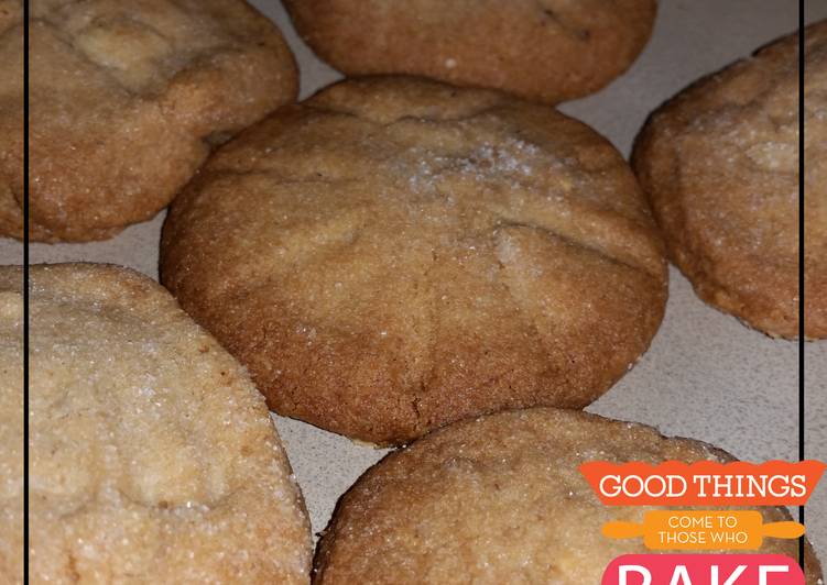 Wheat almond cookies