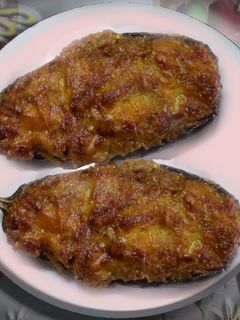 Una foto de Berenjenas rellenas