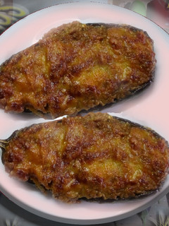 Una foto de Berenjenas rellenas