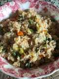 Arroz con vegetales