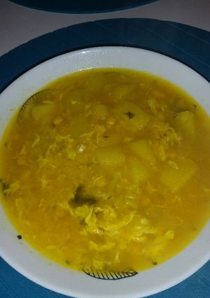 Foto principal de Caldo de papas con huevo 🥚