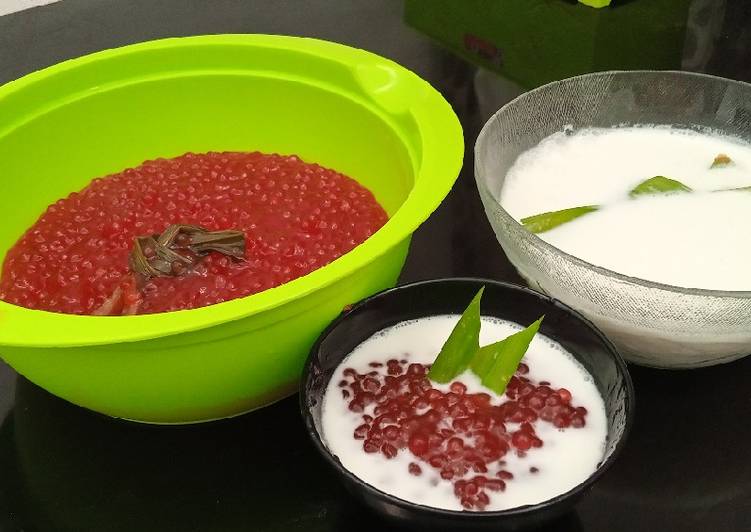 Resep: LezatBubur sagu mutiara gurih enak