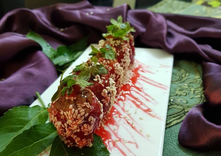 Recipe: Appetizing Sesame Strawberry This is Secret Recipe  From My Kitchen !!