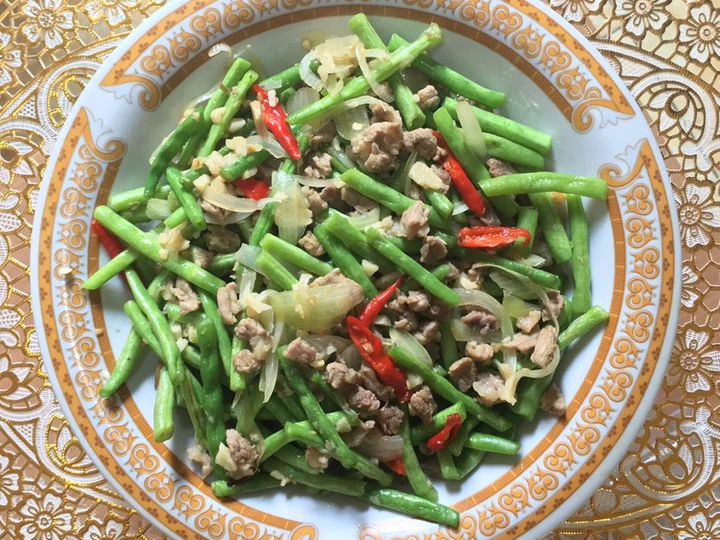 Cara Sederhana Membuat Resep  Tumis Baby Buncis Singapore yang Menggugah Selera, Sempurna