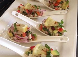 Una foto de Ceviche de kanikama