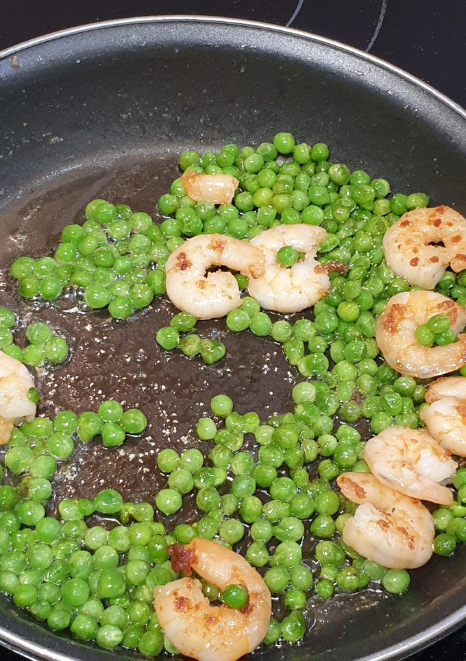 Una foto de Guisantes con Gambas