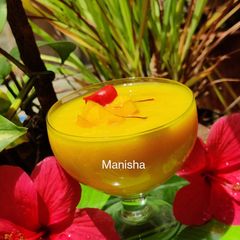 Kesar Mango Milkshake A picture of Kesar Mango Milkshake.