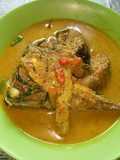Gulai pedas andaliman ikan tegang ekor