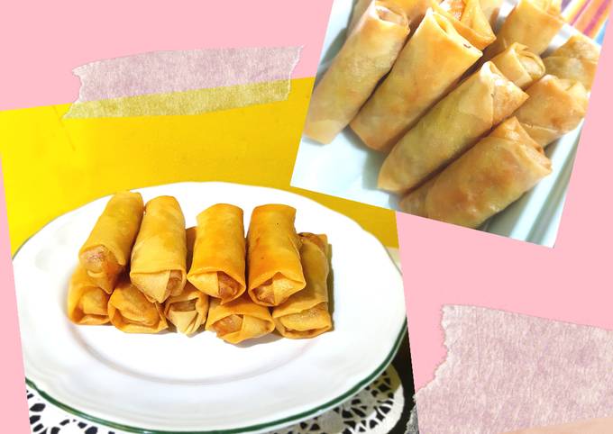 Lumpia sosis ayam sayur