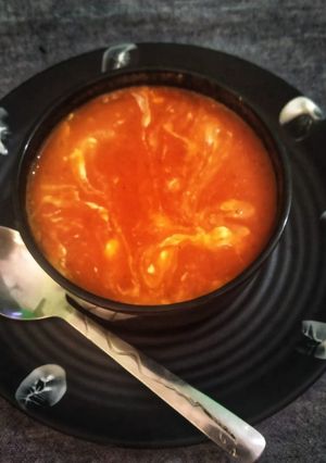 A picture of Split Red Lentil Soup.