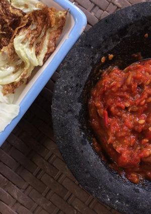 Foto resep Sambal Tomat / Sambal Penyetan