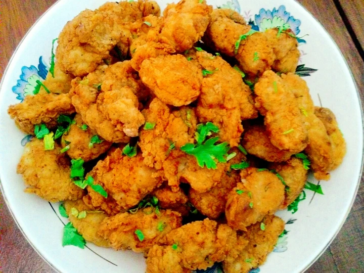 Easy Steps to Make Recipe Lemon chicken fry that is Delicious, Really Delicious}